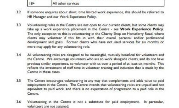 Free 10+ Charity Volunteer Policy Samples &amp;amp; Templates In Ms Word | Pdf with Top Corporate Responsibility Policy Template