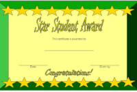 Free 10+ Super Star Student Certificate Templates with Star Award Certificate Template