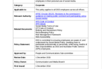Free 13+ Social Media Policy Examples In Pdf | Google Docs | Pages in Top Corporate Responsibility Policy Template