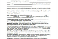 Free 7+ Booking Agent Contract Templates In Pdf | Ms Word | Google Docs with regard to New Model Management Contract Template
