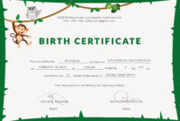 Free Animal Birth Certificate Template In Psd, Ms Word, Publisher pertaining to Birth Certificate Template For Microsoft Word