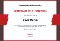 Free Attendance Certificate Templates, 20+ Download Psd, Illustrator within Perfect Attendance Certificate Template Editable