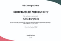 Free Authenticity Certificate Templates, 15+ Download In Pdf, Psd for Best Pages Certificate Templates