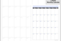Free Blank Calendar Page 8 1/211 | Calendar Template 2021 within Blank One Month Calendar Template