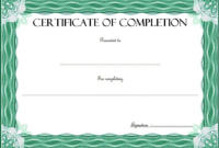 Free Certificate Of Completion Template Construction. Get This Fourth regarding Certificate Of Construction Completion
