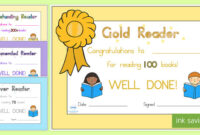 Free! – Editable Book Reading Certificates (Teacher Made) with Math Certificate Template 7 Excellence Award