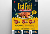Free Food Promotion Menu Flyer Template In Psd - Psdflyer with Product Menu Template