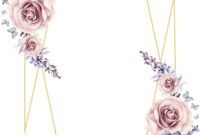 Free Lavender Rose Wedding Invitation Templates | Free Wedding in Free Blank Templates For Invitations