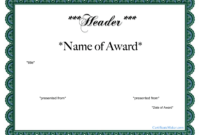 Free Printable Award Template - Calep.midnightpig.co Within Free for Professional Certificate Templates For Word