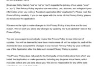 Free Privacy Policy Templates | Website, Mobile, Fb App | Termly inside Company Privacy Policy Template