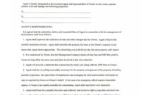 Free Property Management Agreement Template ~ Addictionary Commercial intended for Top Property Management Proposal Template