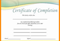 Free School Certificate Template In Microsoft Word Throughout for Microsoft Office Certificate Templates Free