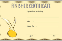 Fresh Finisher Certificate Template 7 Completion Ideas Inside Finisher in Finisher Certificate Template 7 Completion Ideas
