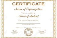 General Purpose Certificate Or Award With Sample Text That Can.. For intended for Winner Certificate Template Ideas