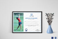 Golf Excellence Certificate Template With Regard To Golf Certificate inside Golf Certificate Templates For Word