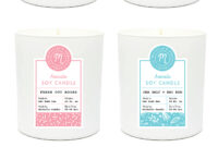 Handmade Soy Candles Label Template Design inside Service Dog Certificate Template  7 Designs