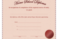 Home School Diploma Certificate Template Download Printable Pdf with regard to Fascinating School Certificate Templates Free