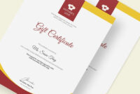 Homemade Gift Certificate Template [Free Jpg] – Illustrator, Indesign intended for Gift Certificate Template Indesign