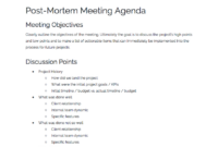 Hosting Post-Mortem Meetings 101. While Post-Mortem Meetings May Sound pertaining to Project Management Post Mortem Template