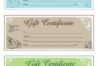 How To Make An Appealing Gift Certificate In Ms Word? Download This in Microsoft Office Certificate Templates Free