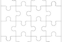 Large Blank Puzzle Pieces Template With 3 Piece Jigsaw Puzzle with regard to Fascinating Blank Jigsaw Piece Template