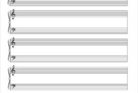 Free Blank Sheet Music Template For Word