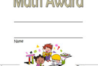 Math Award Certificate Template - Free 10+ Best Ideas in Math Achievement Certificate Templates