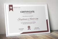 Amazing Word Certificate Of Achievement Template