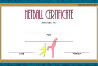 Netball Certificate Template [10+ Best Designs Free Download] for Table Tennis Certificate Templates Editable