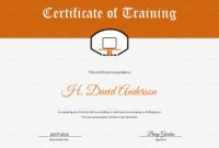 Fresh Training Certificate Template Word Format
