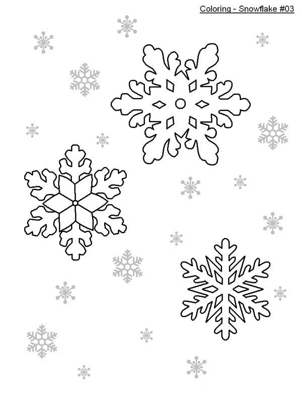 Nice Snowflakes Coloring Page : Color Luna with regard to Stunning Snow Day Policy Template