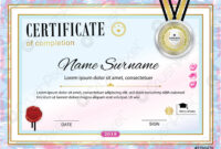 Official Certificate Of Appreciation Award Template With Black And regarding Thanks Certificate Template
