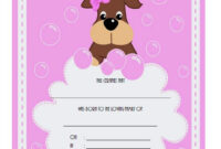 Pet Birth Certificate Template Free (7+ Editable Designs) in Dog Birth Certificate Template Editable