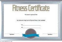 Physical Fitness Certificate Template Editable [7+ Latest Designs] throughout School Promotion Certificate Template 10 New Designs