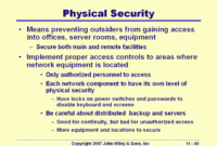 Stunning Physical Security Policy Template