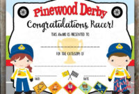 Pin On Pinewood Derby inside Pinewood Derby Certificate Template
