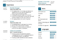 Portfolio Manager Resume Example 2021 | Writing Tips - Resumekraft throughout Business Management Resume Template