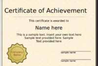 Powerpoint Certificate Templates Free Download (9) - Templates Example for Stunning Award Certificate Template Powerpoint