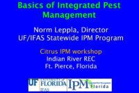 Ppt – Basics Of Integrated Pest Management Powerpoint Presentation throughout Integrated Pest Management Plan Template