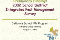Ppt - Preliminary Findings 2002 School District Integrated Pest regarding Integrated Pest Management Plan Template