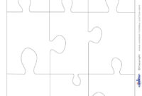 Printable 6 Piece Jigsaw Puzzle - Printable Crossword Puzzles within Blank Jigsaw Piece Template