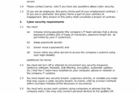 Printable Cyber Security Policy Template Excel Example | Theearthe inside Best Corporate Information Security Policy Template