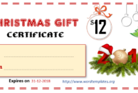 Printable Gift Certificate Templates For 2018 – (15 Free Ms Word pertaining to Microsoft Gift Certificate Template Free Word