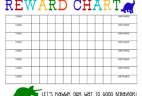 Printable Reward Chart - The Girl Creative In Blank Reward Chart Template inside Blank Reward Chart Template