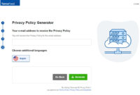 Privacy Policy Url For Facebook App - Termsfeed pertaining to App Privacy Policy Template