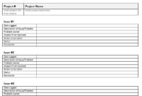 Project Issue Log Template / 7 Free Project Log Templates - Excel Pdf in Project Management Issues Log Template