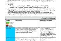 Project Management Template Report Software Example Monthly Rmat Within pertaining to Free Sales Project Management Template