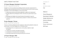 Project Manager Resume & Full Guide | 12 Examples [ Word & Pdf ] 2019 for Free Management Position Resume Template