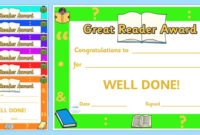 Reading Awards For Students | Certificate | Easy To Print inside Star Reader Certificate Template