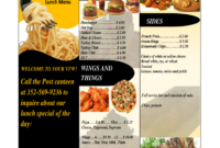 Restaurant Menu Template - 5 Free Templates In Pdf, Word, Excel Download inside Top Sample Menu Design Templates